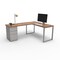 We'Re It Connect It L-Shaped Desk, 77 in D X 30 in H, 60 in W X Thermally Fused Laminate DI60304824L1BBF-BS-WAL - alternate 1
